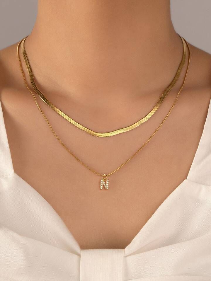Personalized Initial Charm Necklace