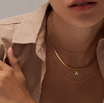 Personalized Initial Charm Necklace