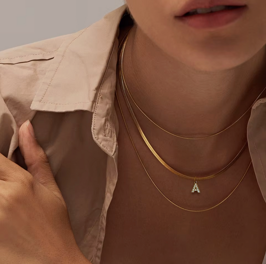 Personalized Initial Charm Necklace