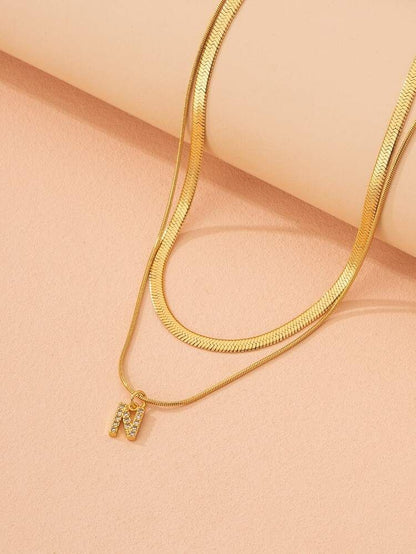 Personalized Initial Charm Necklace